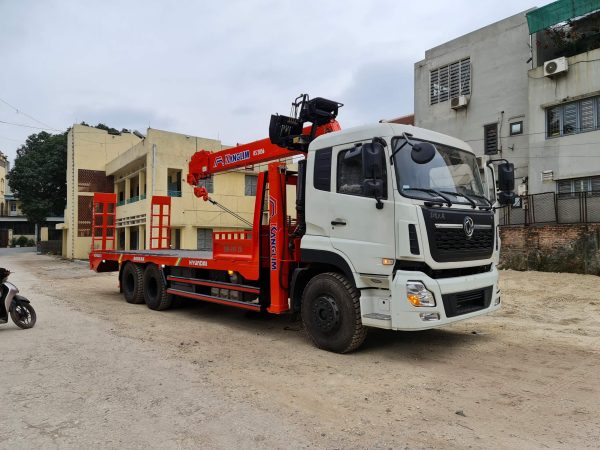 xe nang dau dongfeng Hoang Huy gan cau kanglim KS2056