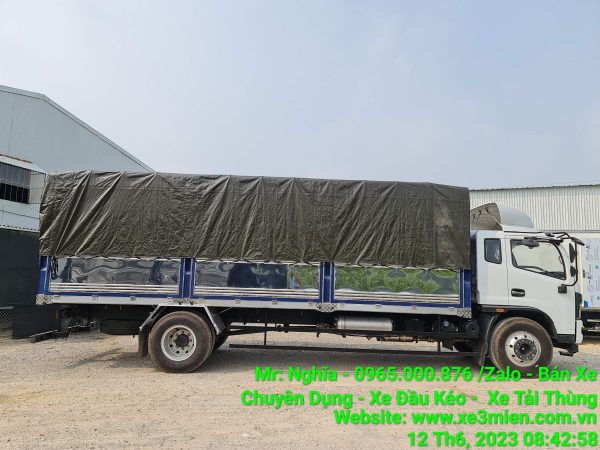 xe tai thung mui bat dongfeng d8 9 tan 4pg