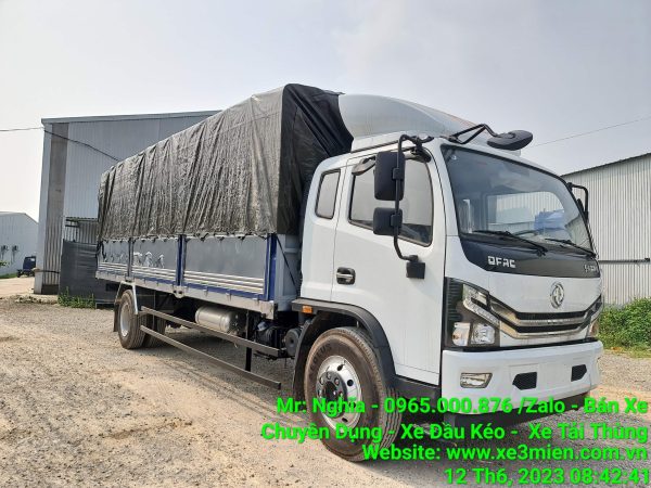 xe tai thung mui bat dongfeng d8 9 tan 5pg